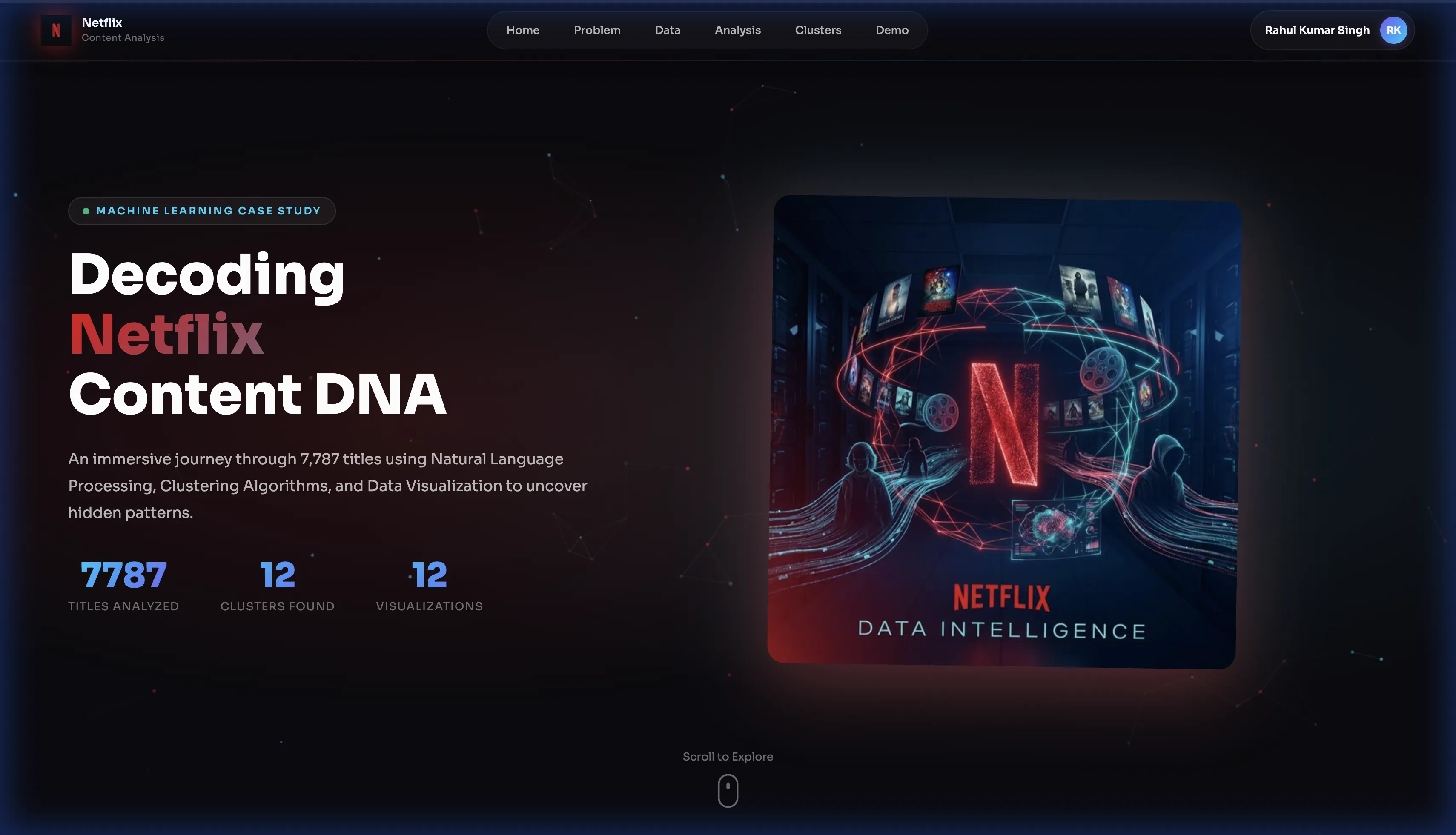 Netflix Recommendation System preview